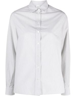 Eleventy Button-Down Long Sleeve Shirt - White