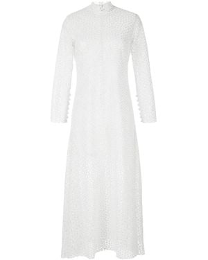 Macgraw Embroidered New Lyrical Dress - White