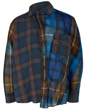 Vivienne Westwood Chaos Check-Pattern Shirt - Blue