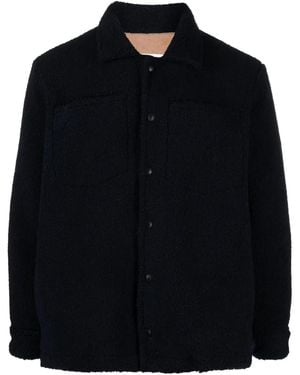 Ballantyne Bouclé Shirtjack - Blauw