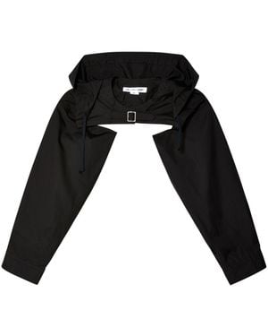 Comme des Garçons Hooded Cotton Shirt - Black