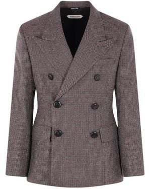 NAMACHEKO Attila Double-Breasted Blazer - Brown