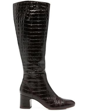 Chie Mihara Nishawa Leather Boots - Black