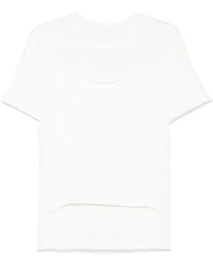 Issey Miyake Knitted T-Shirt - White