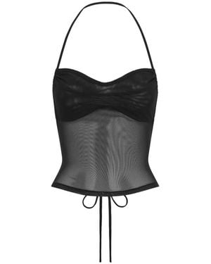 FAE SWIM Sia Top - Black