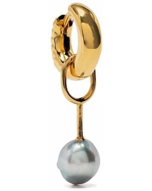 Maria Black Houseparty Huggie Earring - White