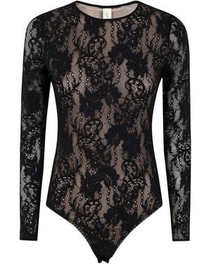 Zimmermann Lace Bodysuit - Black