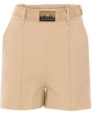 Elisabetta Franchi Shorts - Natural
