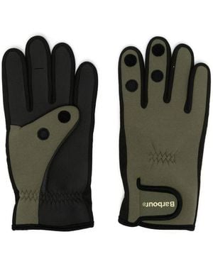 Barbour Guantes con logo en el pulgar - Negro