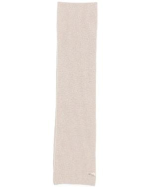 A.P.C. Écharpe Sasha En Maille Côtelée - White