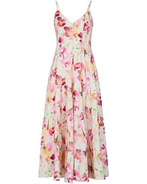 Nicholas Micah Midi Dress - Red
