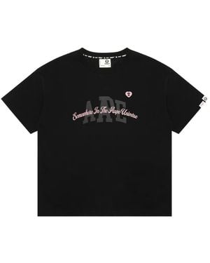 Aape By A Bathing Ape Graphic-Print T-Shirt - Black