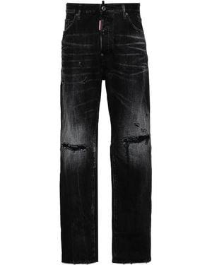 DSquared² Vaqueros rectos 642 - Negro
