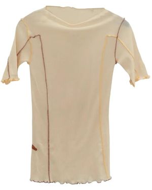 Baserange Exposed-Seam T-Shirt - White
