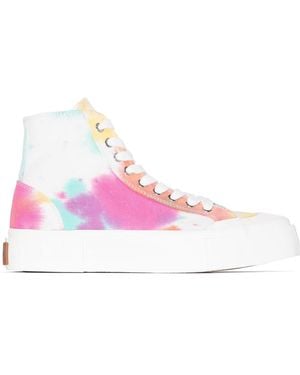 Goodnews Palm Ombre High-Top Sneakers - Pink