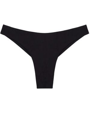 Lenny Niemeyer Braided-Strap Bikini Bottoms - Black