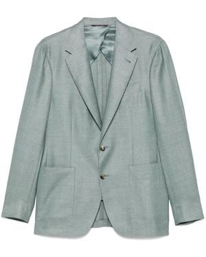 Canali Twill Blazer - Blue