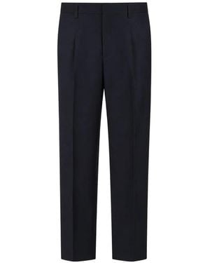 Costumein Vincent Pleated Tailored Trousers - Blue