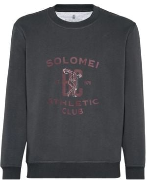 Brunello Cucinelli Solomei Athletic-club スウェットシャツ - グレー