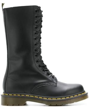 Dr. Martens Black Leather 1914 Boots