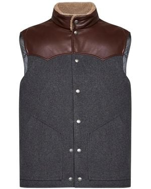 Brunello Cucinelli Down Vest - Brown