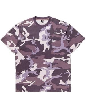 PATTA カモフラージュ Tシャツ - パープル