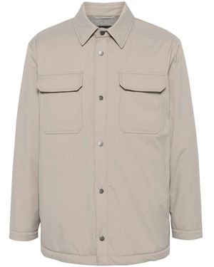 Kiton Padded Jacket - Natural