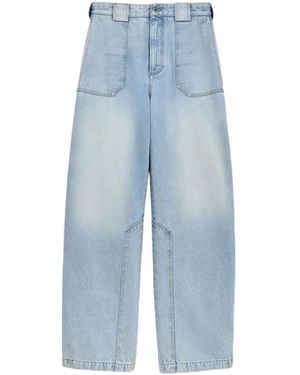 Loewe Vaqueros Con Efecto Lavado - Azul