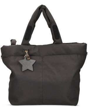 See By Chloé Joy Rider Star-Embellished Padded Tote Bag - Black