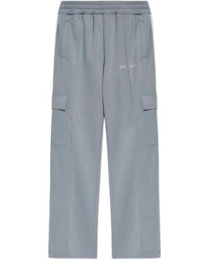 Palm Angels Straight Trousers - Blue