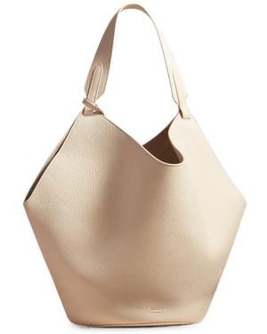 KHAITE Medium Lotus Tote - Natural