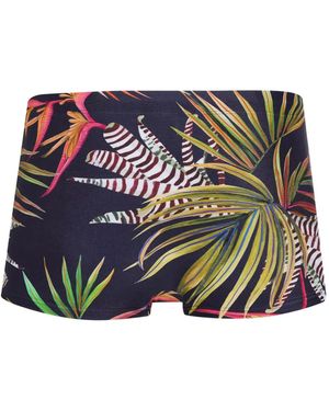 Lygia & Nanny Badeshorts mit Blumen-Print - Blau