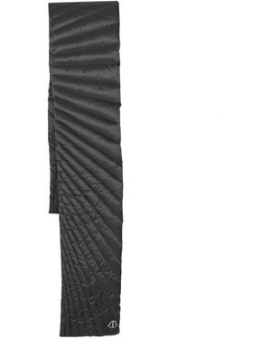 Moncler Bufanda Radiance acolchada con logo - Gris