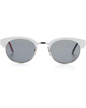 Thom Browne Clubmaster-Frame Sunglasses - Grey