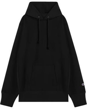 Champion Logo-Detailing Hoodie - Black
