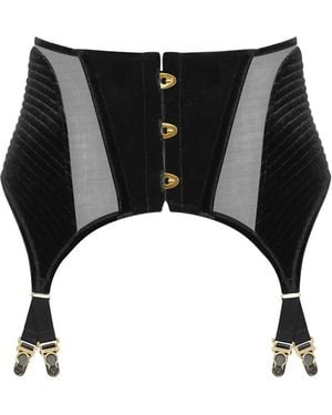 Maison Close X Scandale Rococo Garter Belt - Black