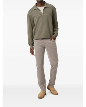PAIGE Five-Pocket Design Straight Jeans - Natural