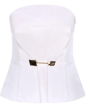 Danamé Strapless Top - White