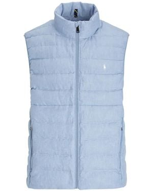 Polo Ralph Lauren The Colden Linen Gilet - Blue