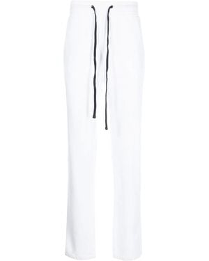 James Perse Straight-Leg Fleece Joggers - White