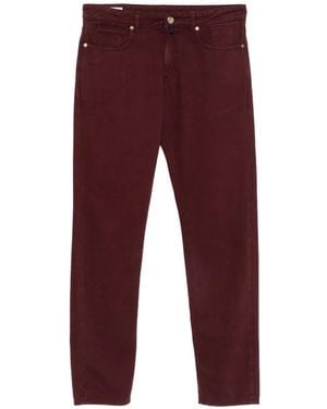 Incotex Straight-Leg Trousers - Red