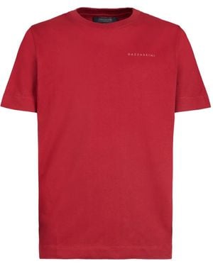 Gazzarrini x Michele Franzese Logo-Print T-Shirt - Red