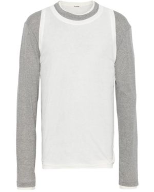 Jil Sander コットン Tシャツ - ホワイト