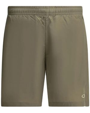 Oakley Logo-Print Shorts - Green