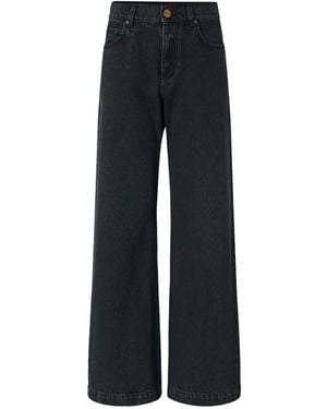 Pinko Wide-Leg Jeans - Black