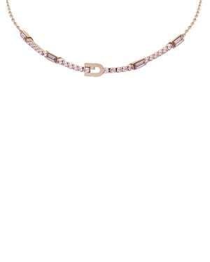 Furla Embellished Chain Necklace - White