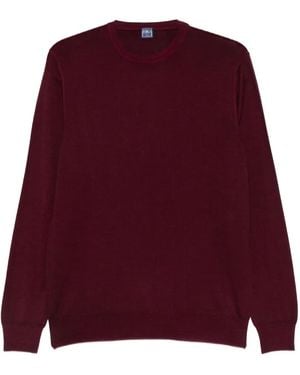 Fedeli Crew-Neck Sweater - Purple