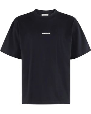 A PAPER KID Logo-Print T-Shirt - Black