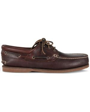 Timberland Leather Boat Shoes - ブラウン