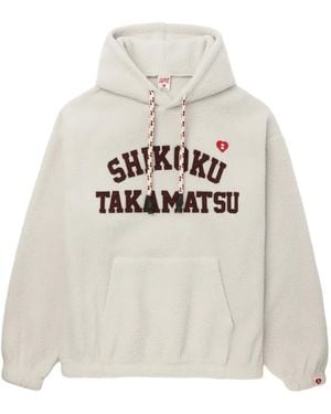A Bathing Ape Appliqué Hooded Jumper - White